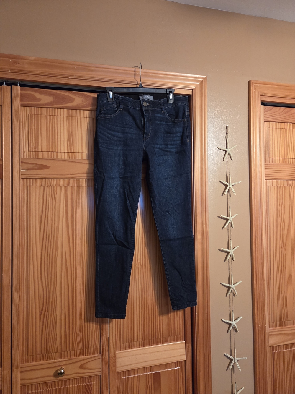 Wit & Wisdom Dark Indigo Skinny Jeans